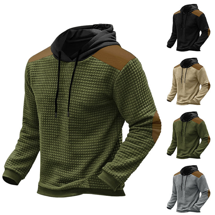 Men's structured hooded sweater with contrast details Lisslune