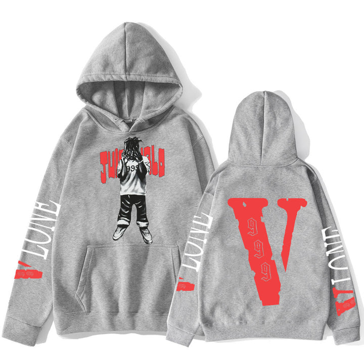 Women's hooded sweatshirt with artistic print and comfortable fit Lisslune