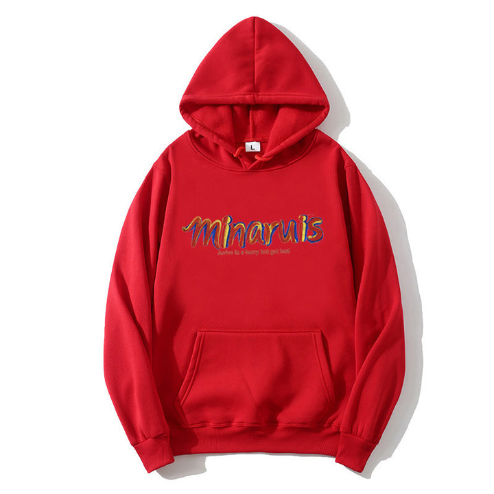 Women's hoodie with colorful lettering Lisslune