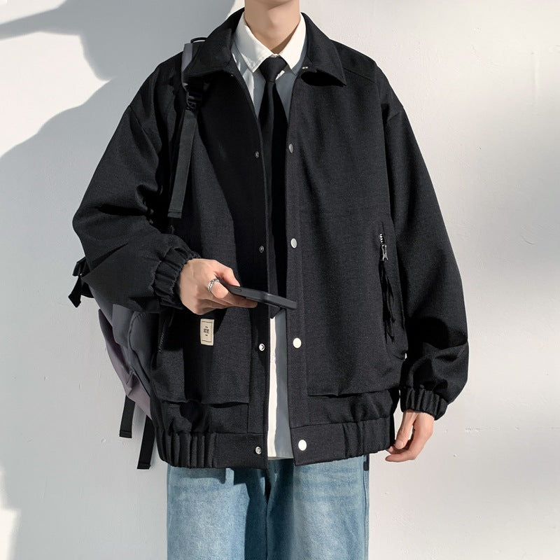 Men's Loose Utility Jacket Lisslune