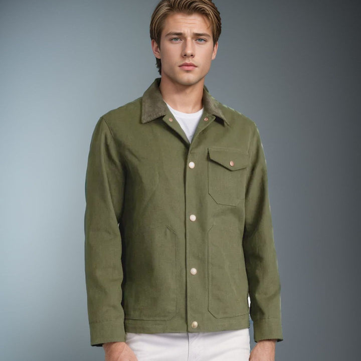 Men's timeless jacket with textured design Lisslune