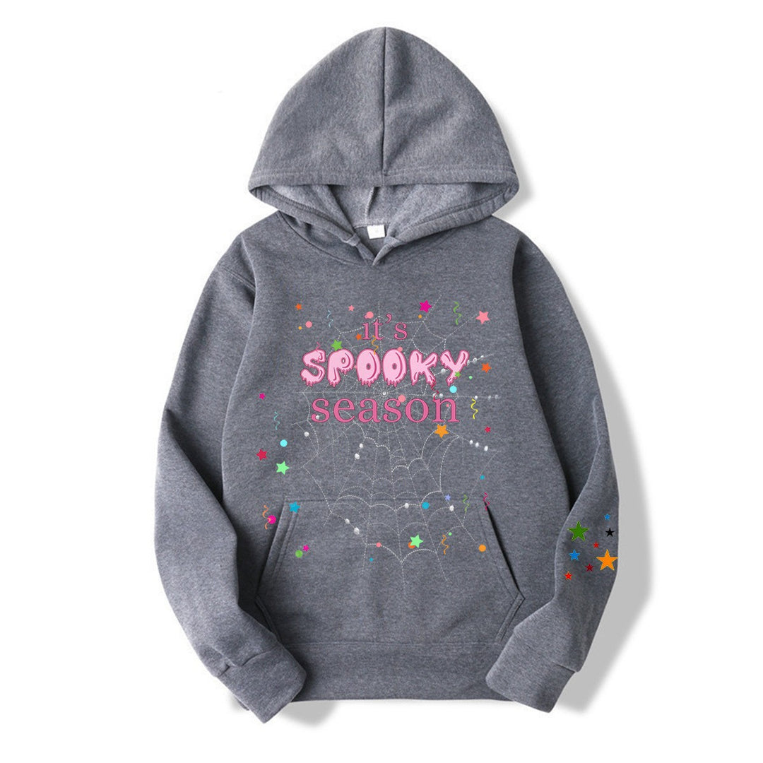 Women cozy hoodie with graphic Halloween design Lisslune