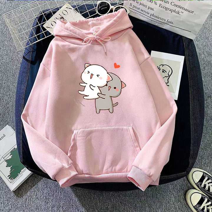 Women's hoodie with playful animal design Lisslune