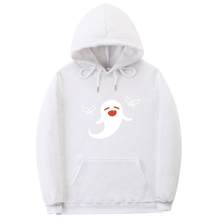 Women's Hoodie with Playful Ghost Design Lisslune