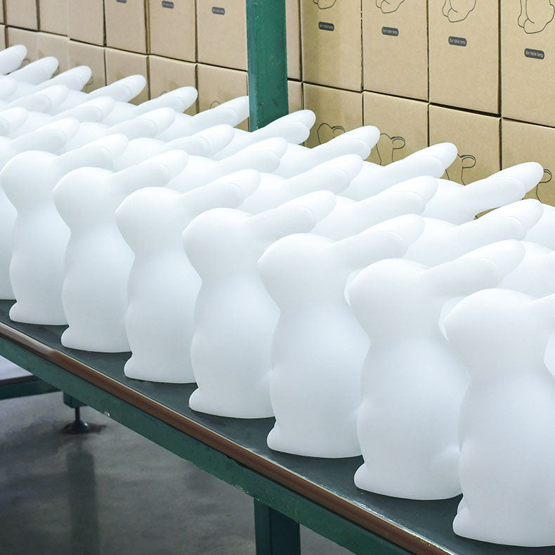 Lisslune | Contemporary Creative Rabbit PE LED Table Lamp for the Bedroom
