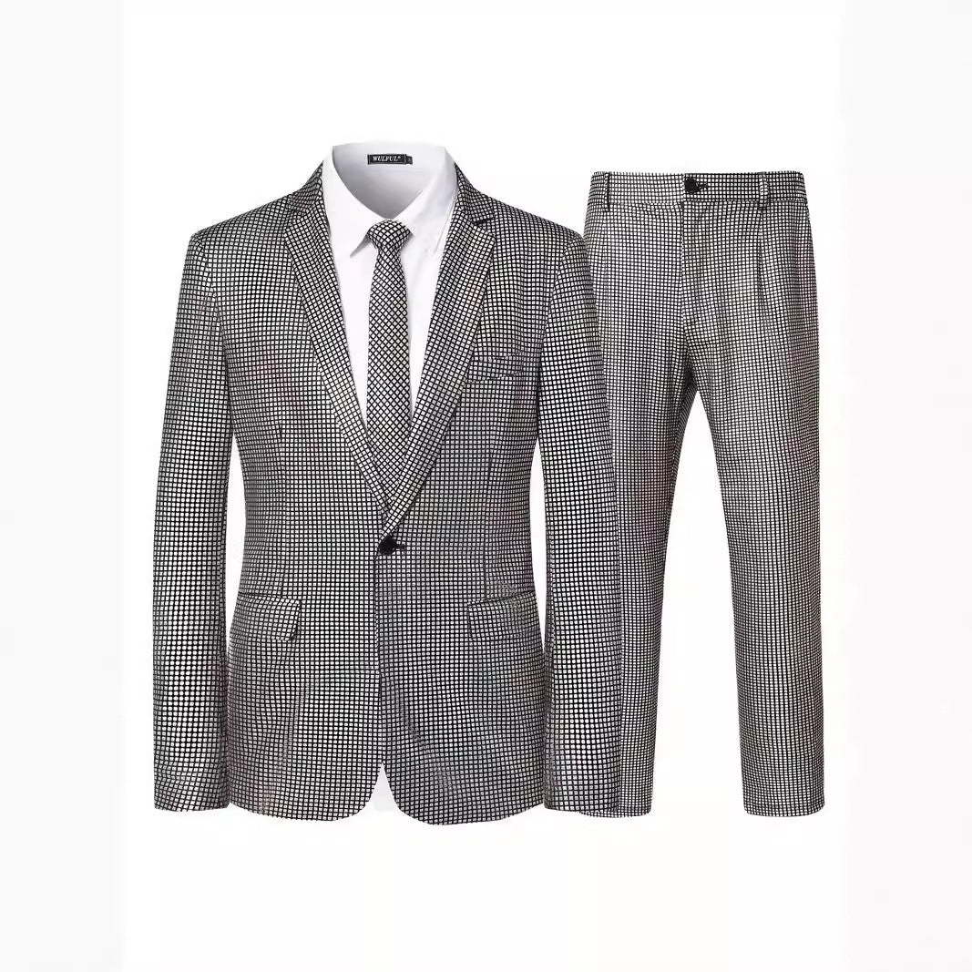 Men's Sparkling Suit Set Lisslune