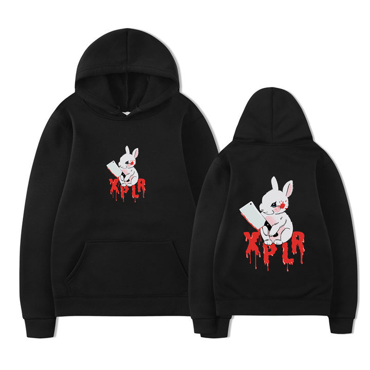 Women's hoodie with striking cartoon motif and comfortable fit Lisslune