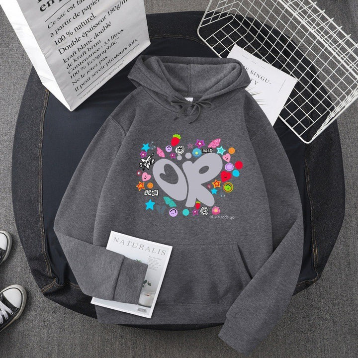 Women's Hoodie with Creative Graphic Design Lisslune