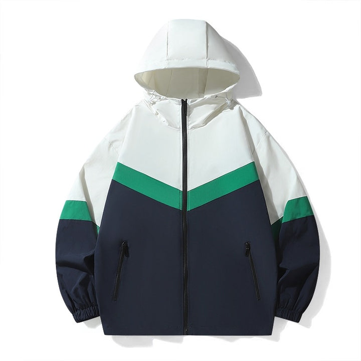 Men's lightweight transitional jacket with adjustable hood system and breathable inserts Lisslune