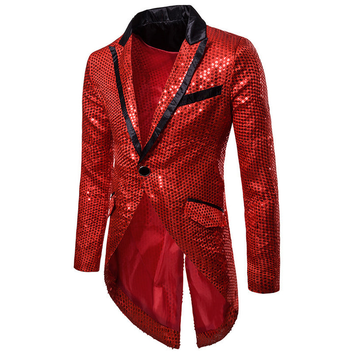 Men's elegant glamorous blazer with sequins Lisslune