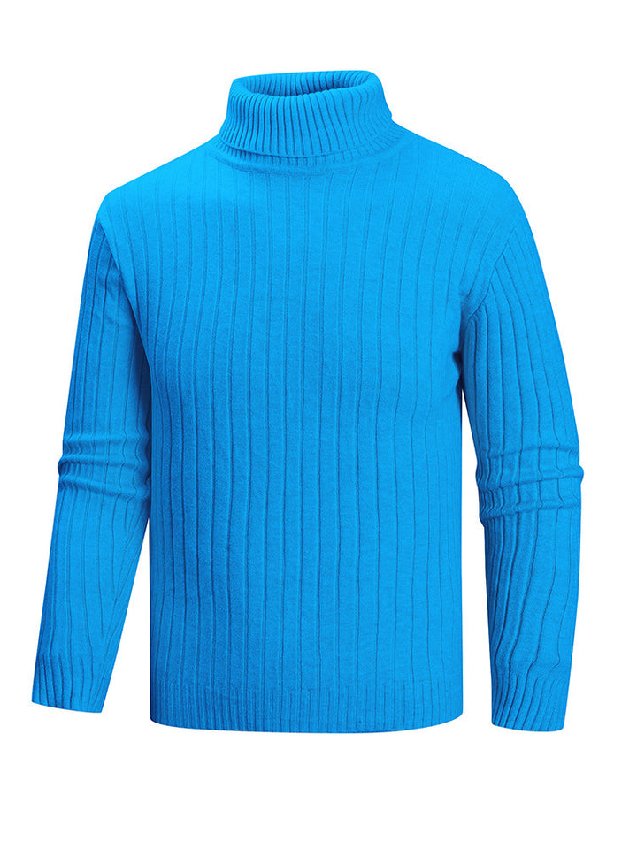 Men's Turtleneck Sweater made of high-quality fine knit Lisslune
