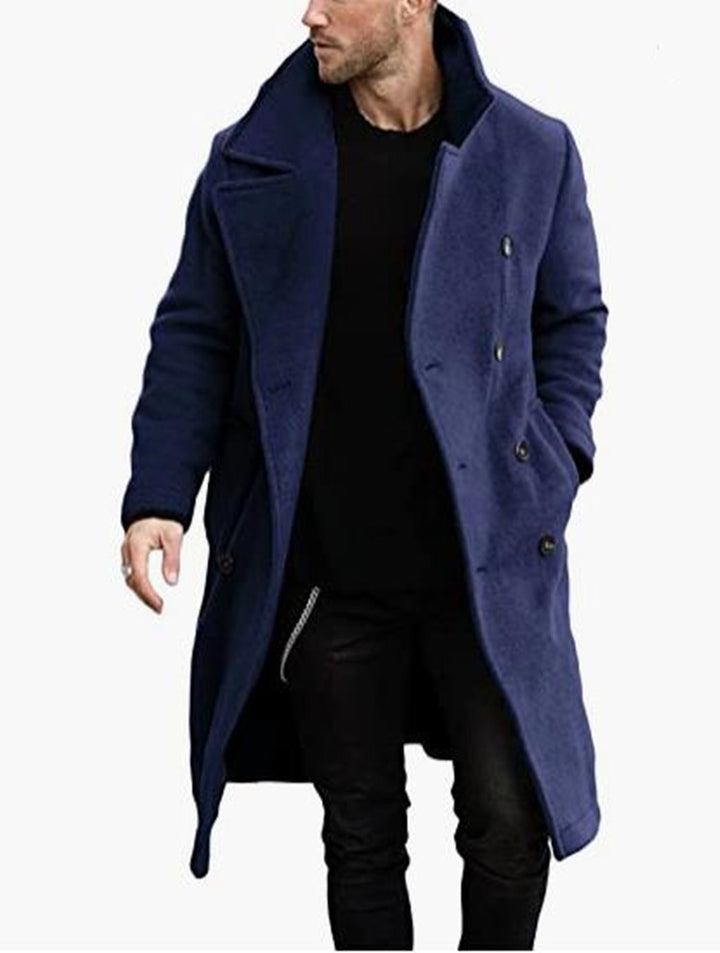 Men's elegant coat with wide collar Lisslune