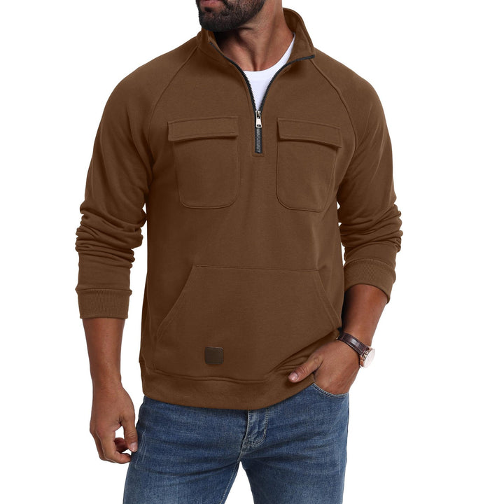 Men's functional sweater with practical pockets Lisslune