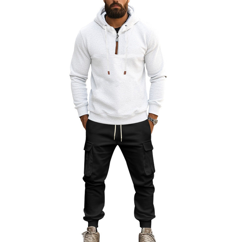 Men's casual hoodie and cargo pants set Lisslune