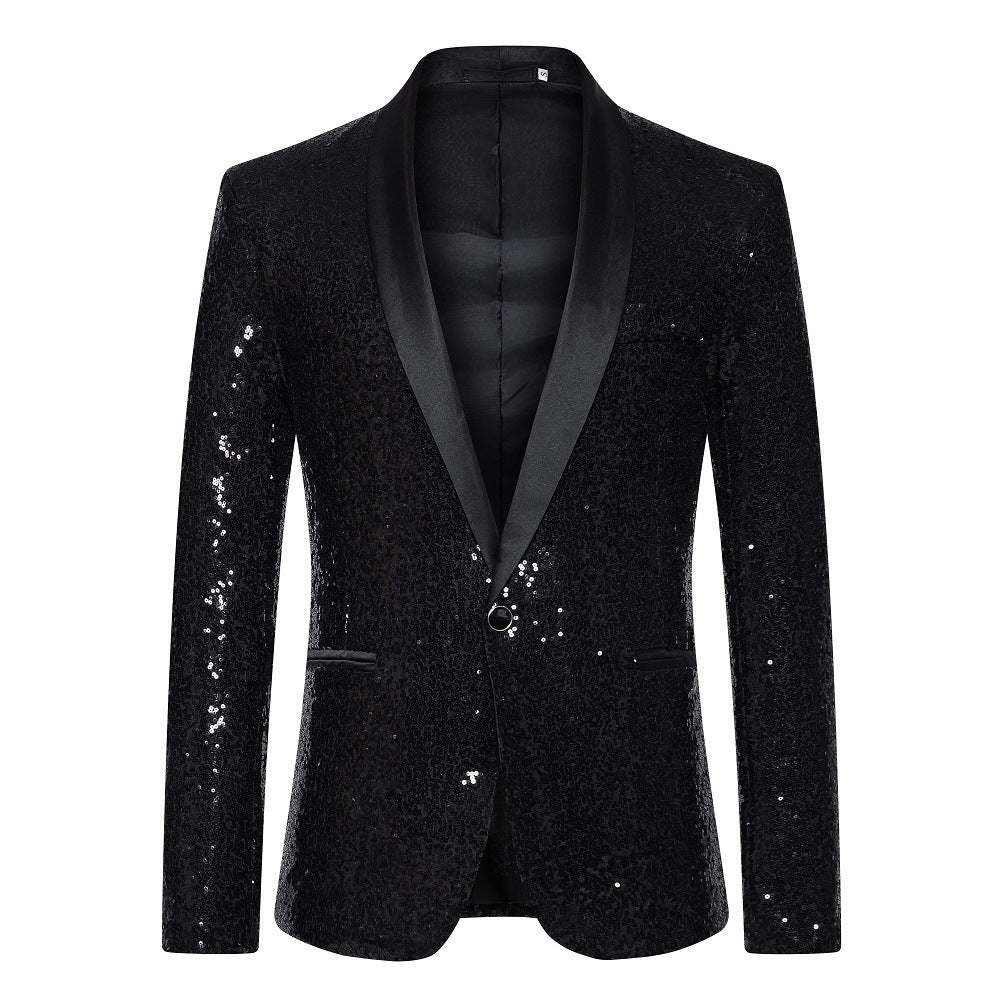 Men's shimmering sequin blazer Lisslune