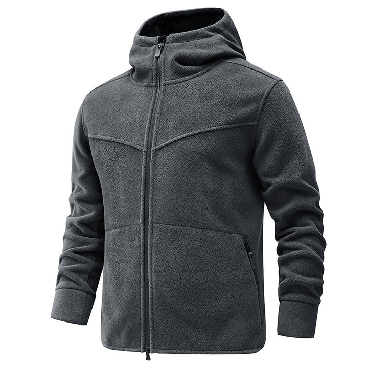 Men's fleece jacket with ergonomic fit and practical zip pockets Lisslune