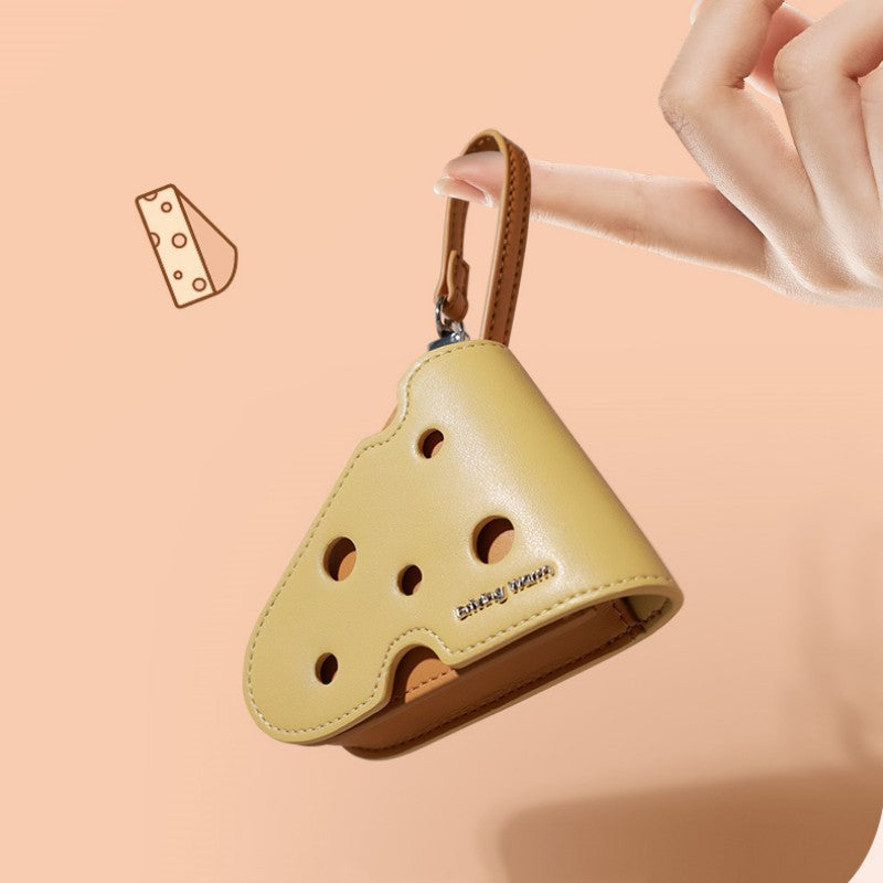 Lisslune | Cute Cheese Keychain Pouch