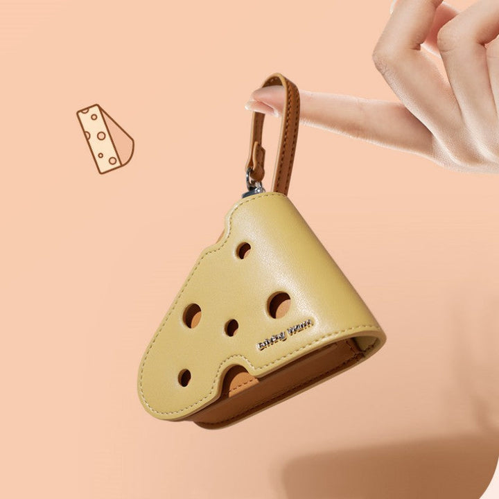 Lisslune | Cute Cheese Keychain Pouch