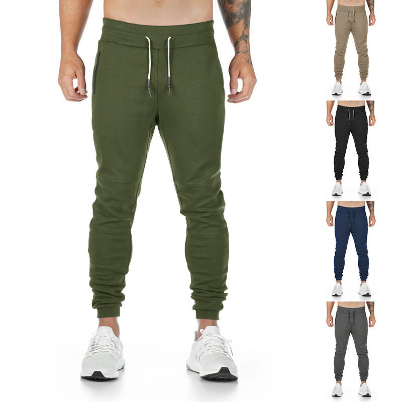 Men's sporty jogging pants with modern side pockets and elastic waistband Lisslune