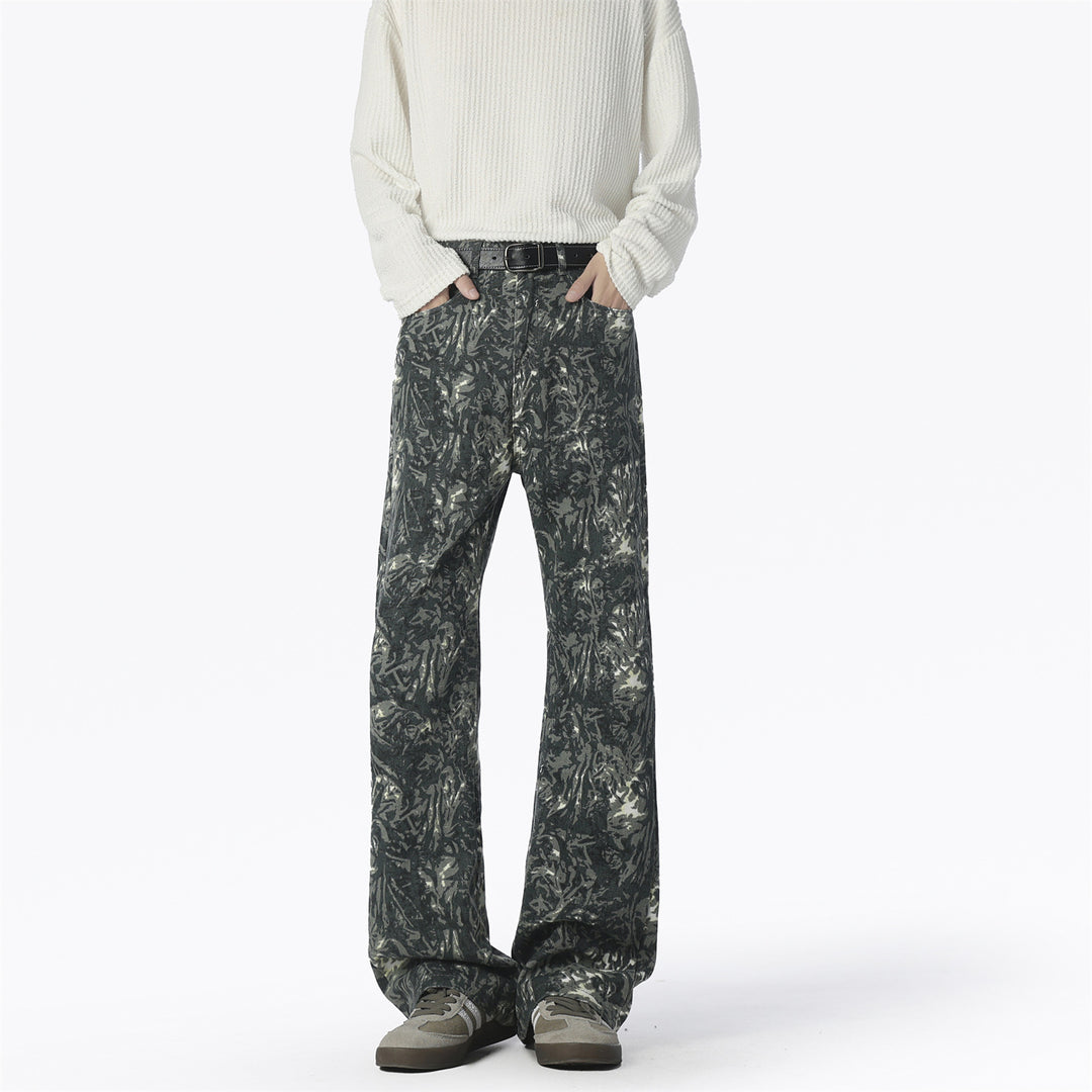 Men's Fashion Harem Pants with Unique Pattern and Comfortable Fit Lisslune