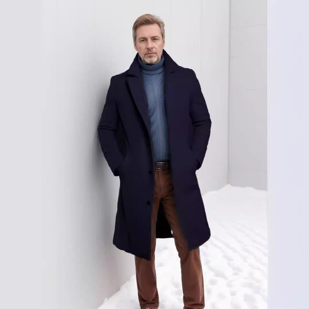 Men's elegant wool coat Lisslune