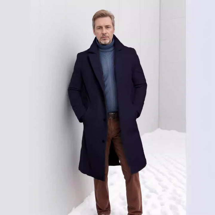 Men's elegant wool coat Lisslune