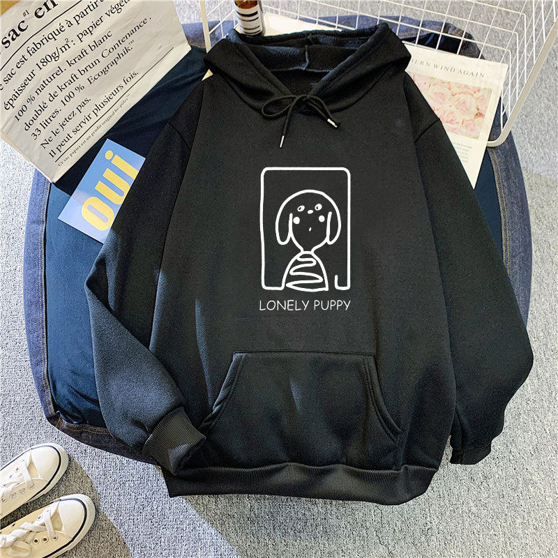Women's hoodie with creative dog design Lisslune