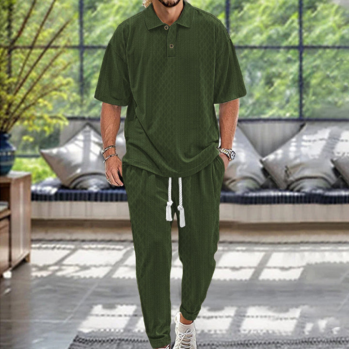 Men's Casual Tracksuit with Fashionable Structure Design Lisslune