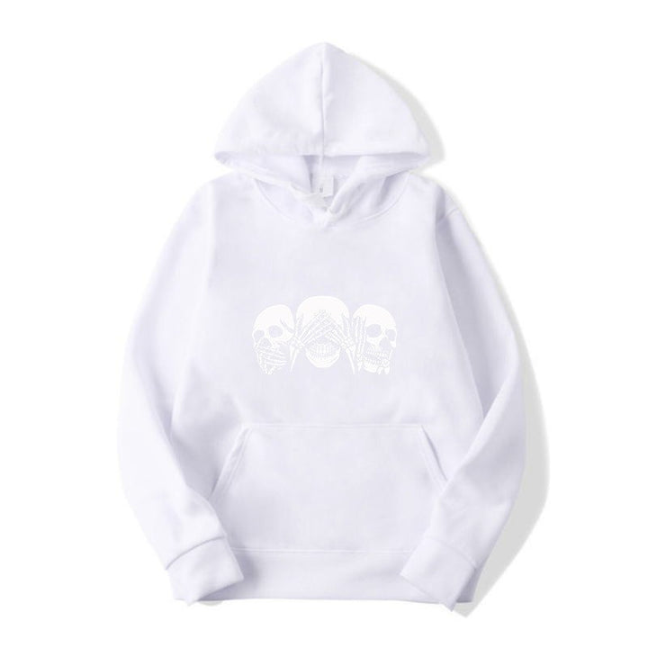 Women's hoodie with artistic skull design Lisslune