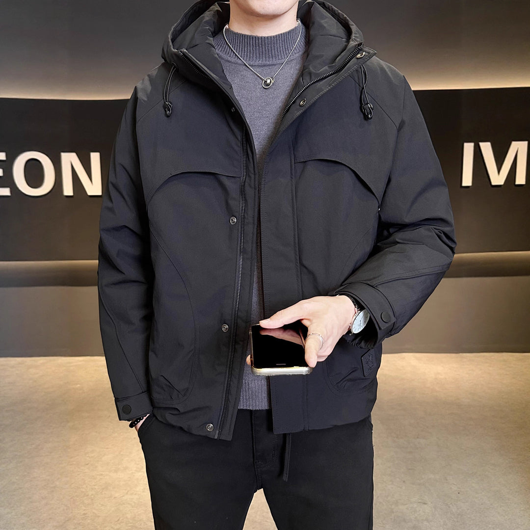 Men's Functional Winter Jacket with Adjustable Hood Lisslune