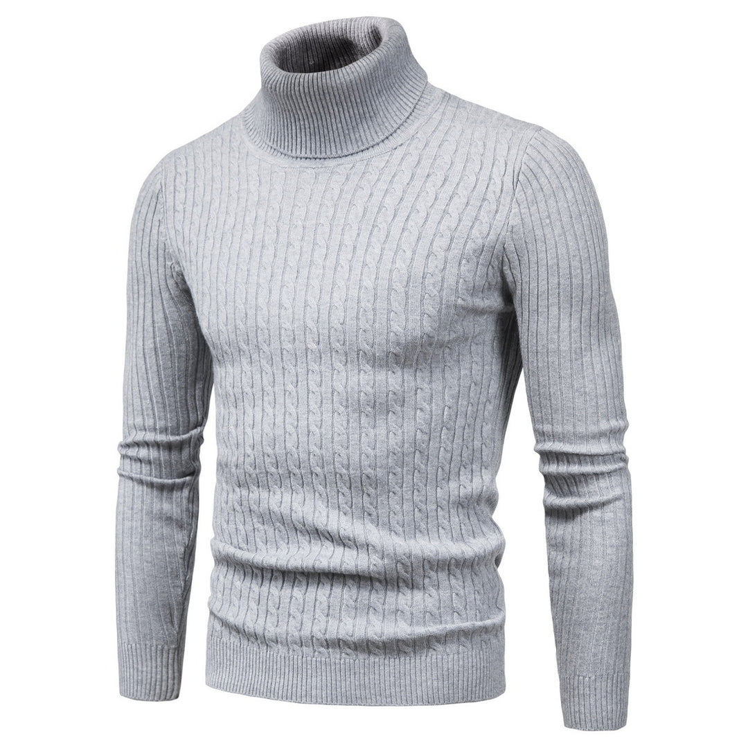 Men's comfortable turtleneck sweater Lisslune