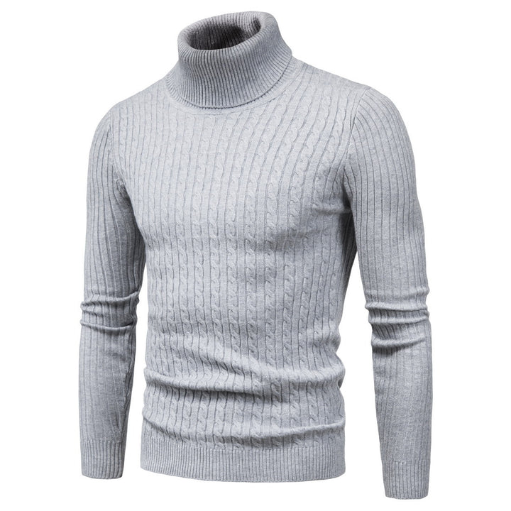 Men's comfortable turtleneck sweater Lisslune