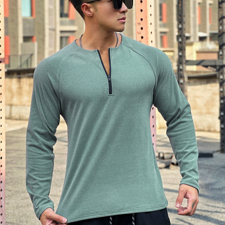 Men's functional shirt with innovative zipper and breathable structure Lisslune