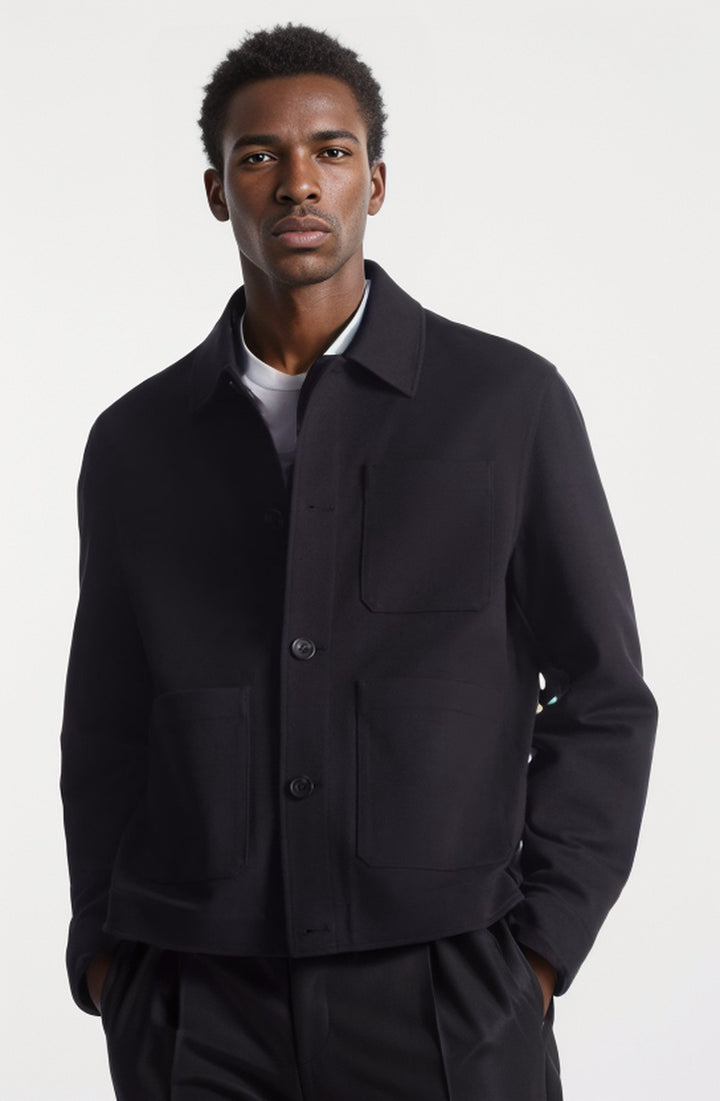 Men's stylish utility jacket with practical pockets Lisslune