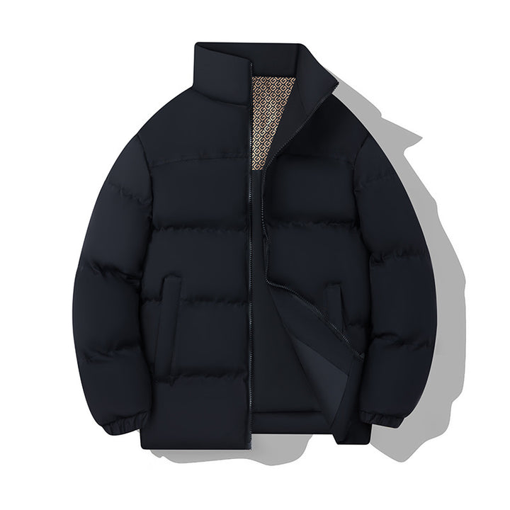 Men's functional jacket with insulating inner lining and high protective collar Lisslune