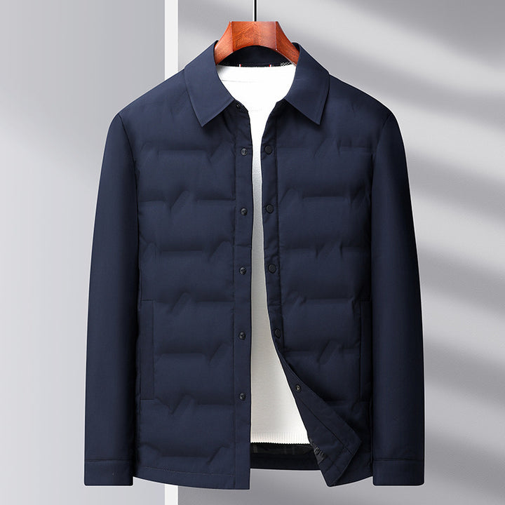 Men's Quilted Jacket with Innovative Functionality and Fashionable Design Lisslune