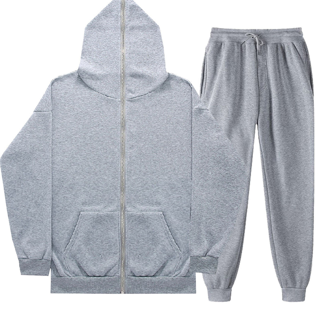 Women's casual set with relaxed zip hoodie and comfortable jogging pants Lisslune