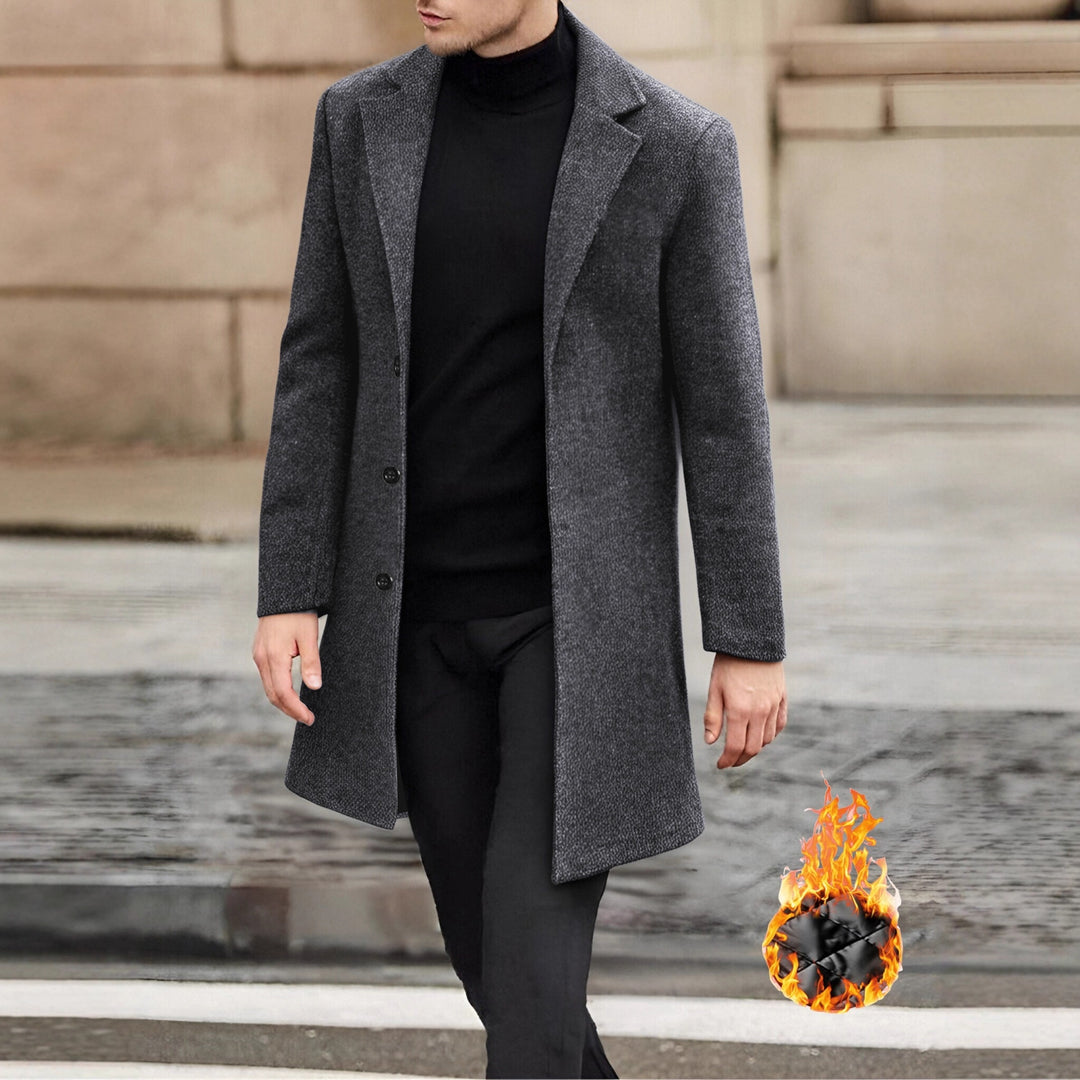 Men's classic and stylish wool coat Lisslune