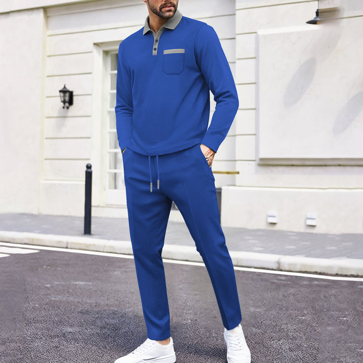 Men's stylish polyester tracksuit with breathable properties Lisslune