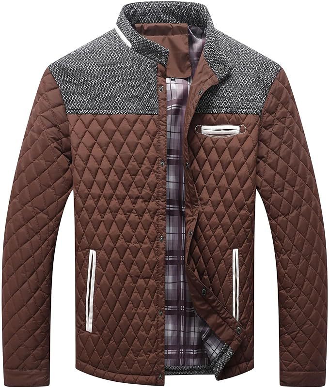 Men's Quilted Jacket Lisslune