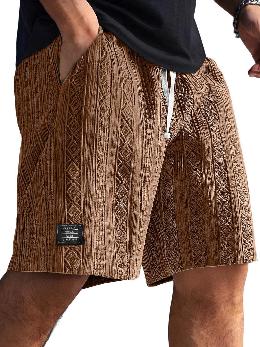 Men's Stylish Leisure Pants in Casual Knit Design Lisslune