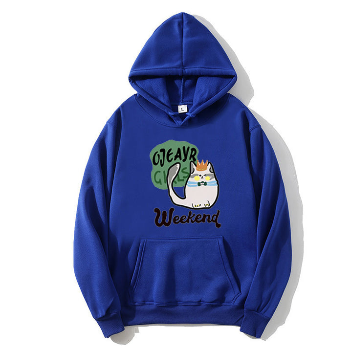 Women's hoodie with playful cat motif Lisslune