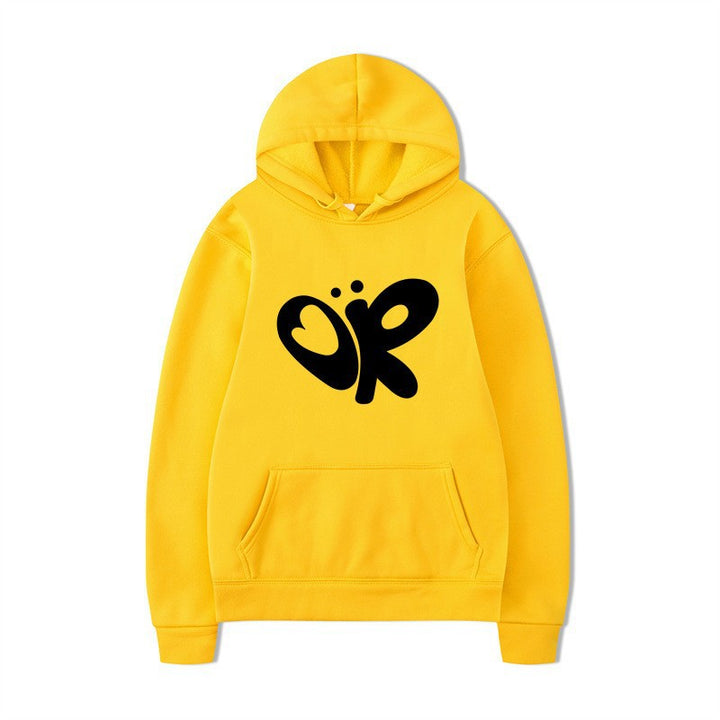 Women’s hoodie with large print and practical kangaroo pocket Lisslune