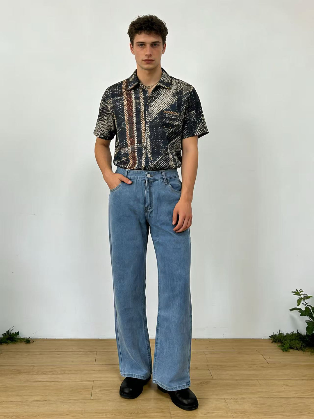 Herren Cargo-Jeans mit praktischen Taschen und lässigem Schnitt Lisslune