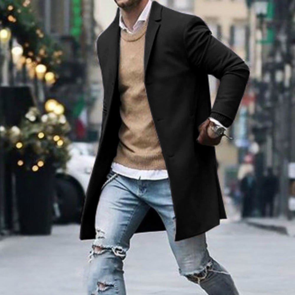 Men's elegant coat with high-quality details Lisslune