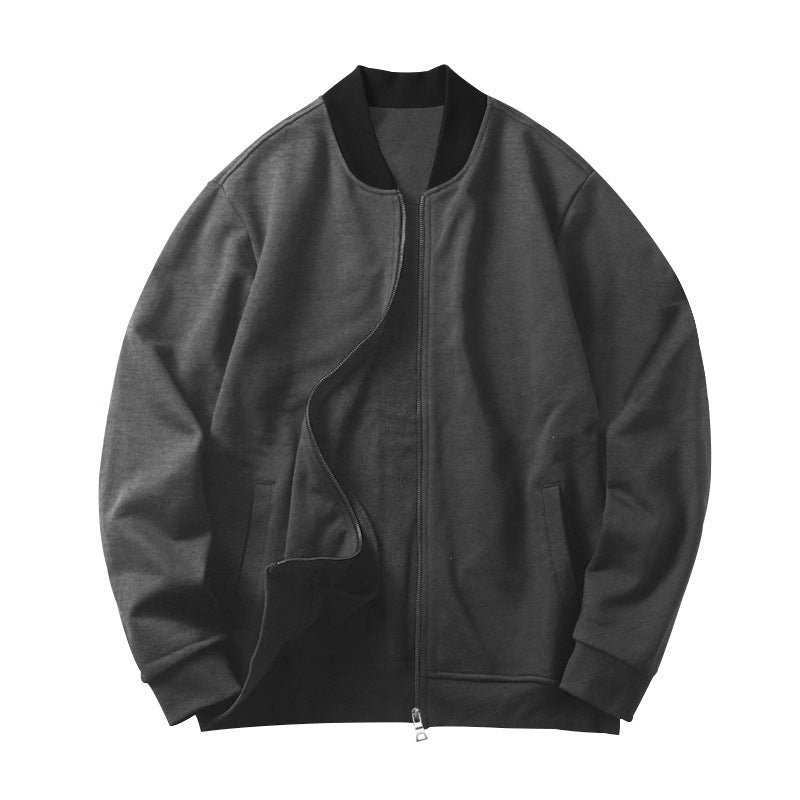 Men's sporty bomber jacket with elastic inserts and practical zipper Lisslune