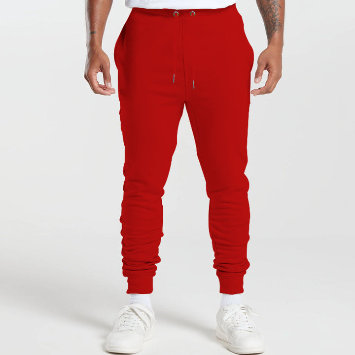 Men's Comfortable Jogging Pants with Elastic Waistband and Practical Pockets Lisslune