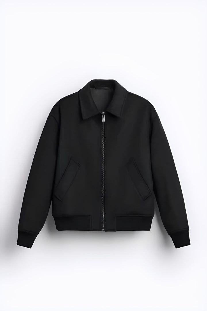 Men's colorful fleece bomber jacket with side pockets Lisslune