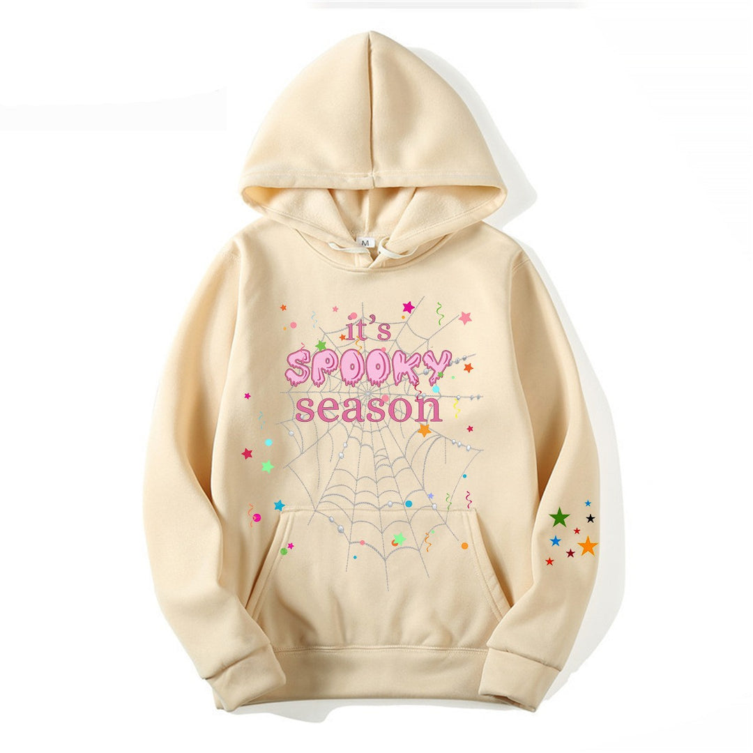 Women cozy hoodie with graphic Halloween design Lisslune