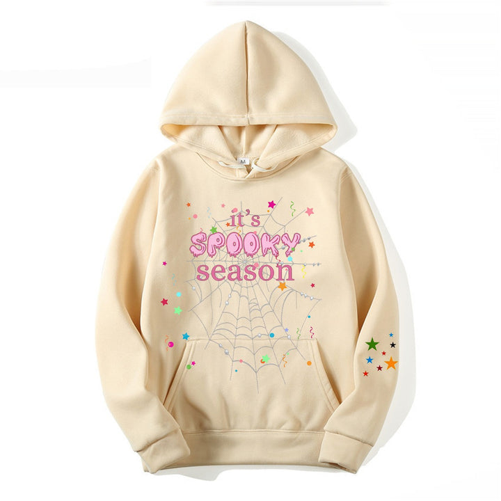 Women cozy hoodie with graphic Halloween design Lisslune